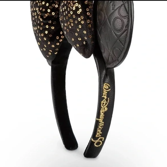 Walt Disney World 50th Anniversary LUXE Collection Minnie Mouse Ear - Picture 3 of 9